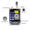 Portable Hand Crank Generator - 1-5W Emergency Power with LED Light & Ignition
